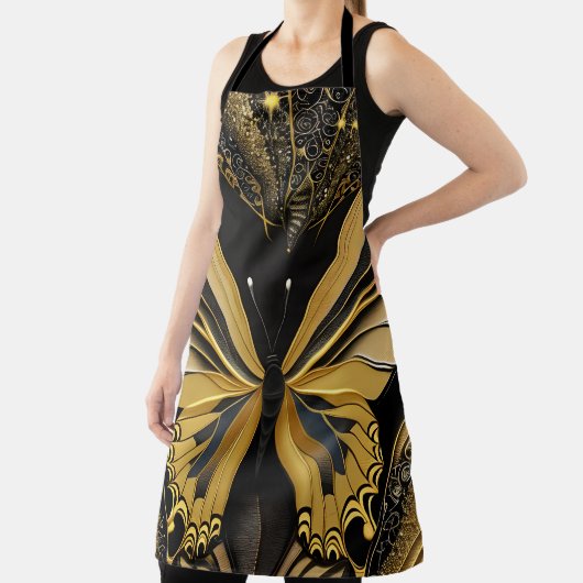 Schmetterling auf schwarz schürze (InSitu)