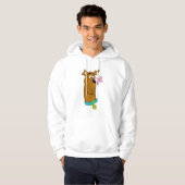 Schmetterling auf Scooby-Doos Nase Hoodie (Vorne ganz)