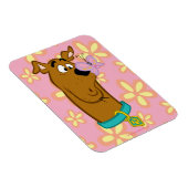 Schmetterling auf Scooby-Doos Nase Magnet (Rechte Seite)