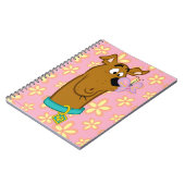 Schmetterling auf Scooby-Doos Nase Notizblock (Linke Seite)