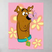 Schmetterling auf Scooby-Doos Nase Poster (Vorne)