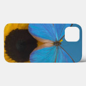 Schmetterling auf Sonnenblume Case-Mate iPhone Hülle (Rückseite (Horizontal))