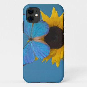 Schmetterling auf Sonnenblume Case-Mate iPhone Hülle