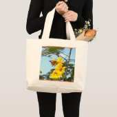 Schmetterling auf Sonnenblumen Tote Tasche (Vorderseite (Produkt))