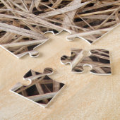 Schmetterling auf Stroh Puzzle (Seite)