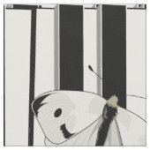 Schmetterling auf Tastatur Muster-Gewebe Stoff (Nahaufnahme)