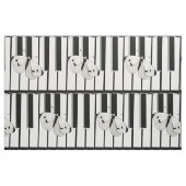Schmetterling auf Tastatur Muster-Gewebe Stoff (Fat Quarter (45,7 x 55,9 cm))