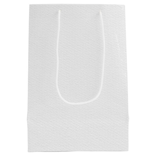 Schmetterling auf White Hydrangea 25 Jahre alt Mittlere Geschenktüte (Rückseite)