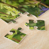 Schmetterling auf Wildblumen mit Vers aus Psalm 37 Puzzle (Seite)