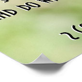 Schmetterling auf Wildblumen, w Corinthians Verse Poster (Ecke)