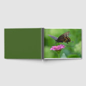 Schmetterling auf Zinnia Gästebuch (Voll)