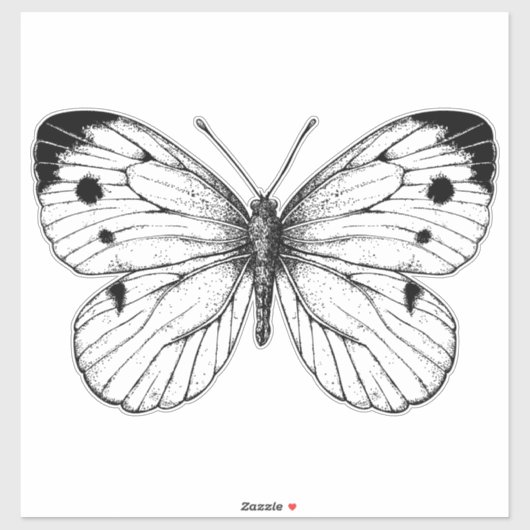 Schmetterling Aufkleber (Blatt)