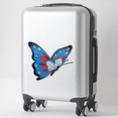 Schmetterling Aufkleber (Koffer)