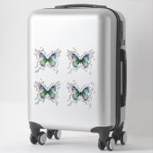 Schmetterling Aufkleber (Koffer)