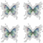 Schmetterling Aufkleber (Vorderseite)