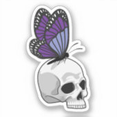 Schmetterling Aufkleber (Vorderseite)