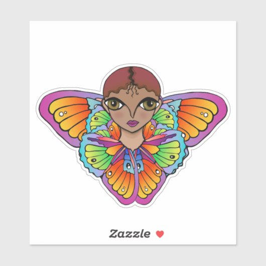 Schmetterling Aufkleber (Blatt)