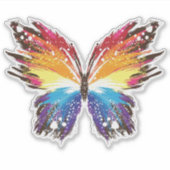 Schmetterling Aufkleber (Vorderseite)