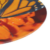 Schmetterling aus dekorativem Glas Schneidebrett (Ecke)