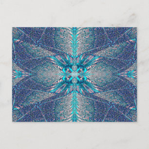 Schmetterling aus dem Blau Postkarte