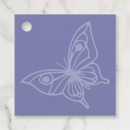 Schmetterling aus dem Garten Blau Geschenkanhänger