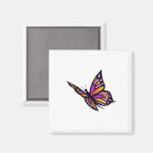 Schmetterling aus dem Himmel Magnet (Vorderseite/Rückseite)
