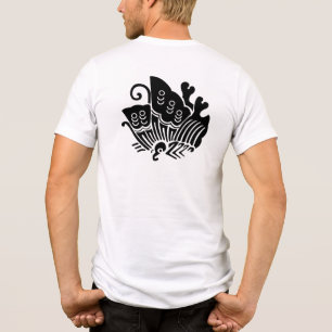 Schmetterling aus japanischem Familienwappen-Frack Tri-Blend Shirt