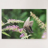 Schmetterling aus schwarzem Frack Puzzle (Horizontal)