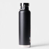 Schmetterling aus schwarzem individuelle Name Gebu Trinkflasche (Rechts)