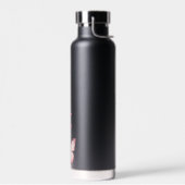 Schmetterling aus schwarzem individuelle Name Gebu Trinkflasche (Links)