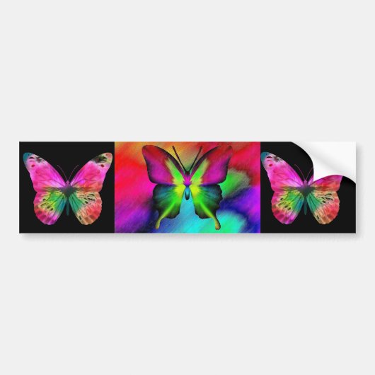 Schmetterling Autoaufkleber (Vorne)