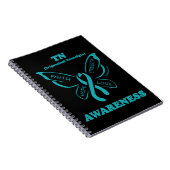 Schmetterling/Awareness..TN Notebook Notizblock (Rechte Seite)