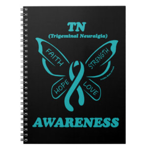 Schmetterling/Awareness..TN Notebook Notizblock