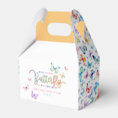Schmetterling Baby Showbox - Aquarell Geschenkschachtel (Vorderseite)