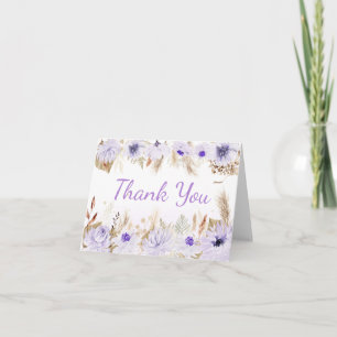 Schmetterling Baby Shower Floral Dankeskarte