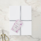 Schmetterling Baby Shower Geschenkanhänger (Mit Garn)