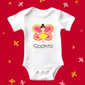 Schmetterling Baby Strampler