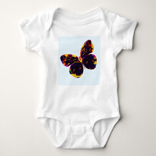 Schmetterling Baby Strampler (Vorderseite)