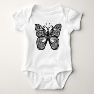 Schmetterling Baby Strampler