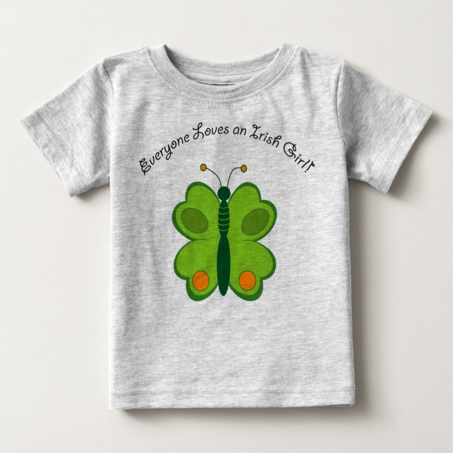 Schmetterling Baby T-shirt (Vorderseite)