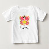 Schmetterling Baby T-shirt (Vorderseite)