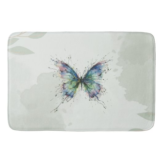 Schmetterling Badematte (Vorderseite)