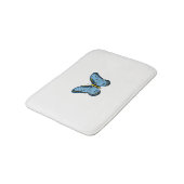 Schmetterling Badematte (Schrägansicht)