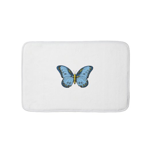Schmetterling Badematte (Vorderseite)