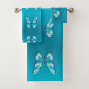Schmetterling Badhandtuch Set