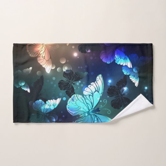 Schmetterling Badhandtuch Set (Handtuch)