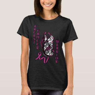 Schmetterling/Band...Brustkrebs T-Shirt