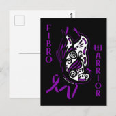 Schmetterling/Band...Fibro Postkarte (Vorne/Hinten)