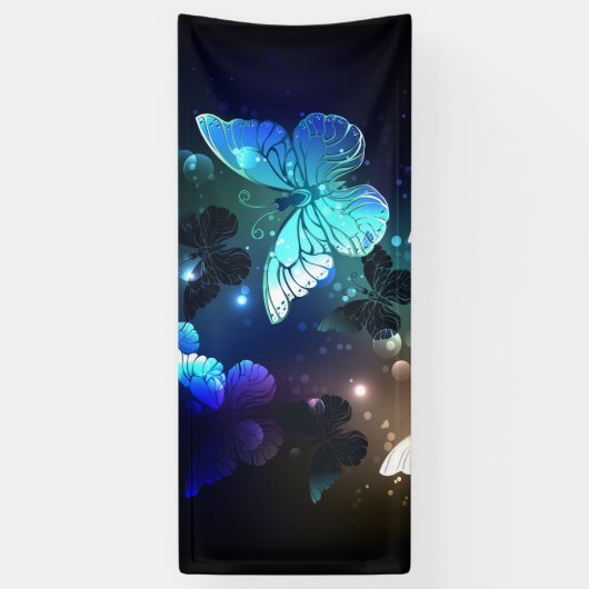 Schmetterling Banner (Vertikal)