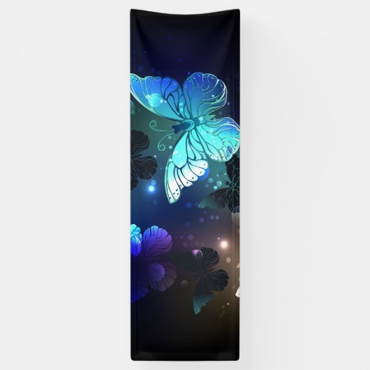 Schmetterling Banner (Vertikal)